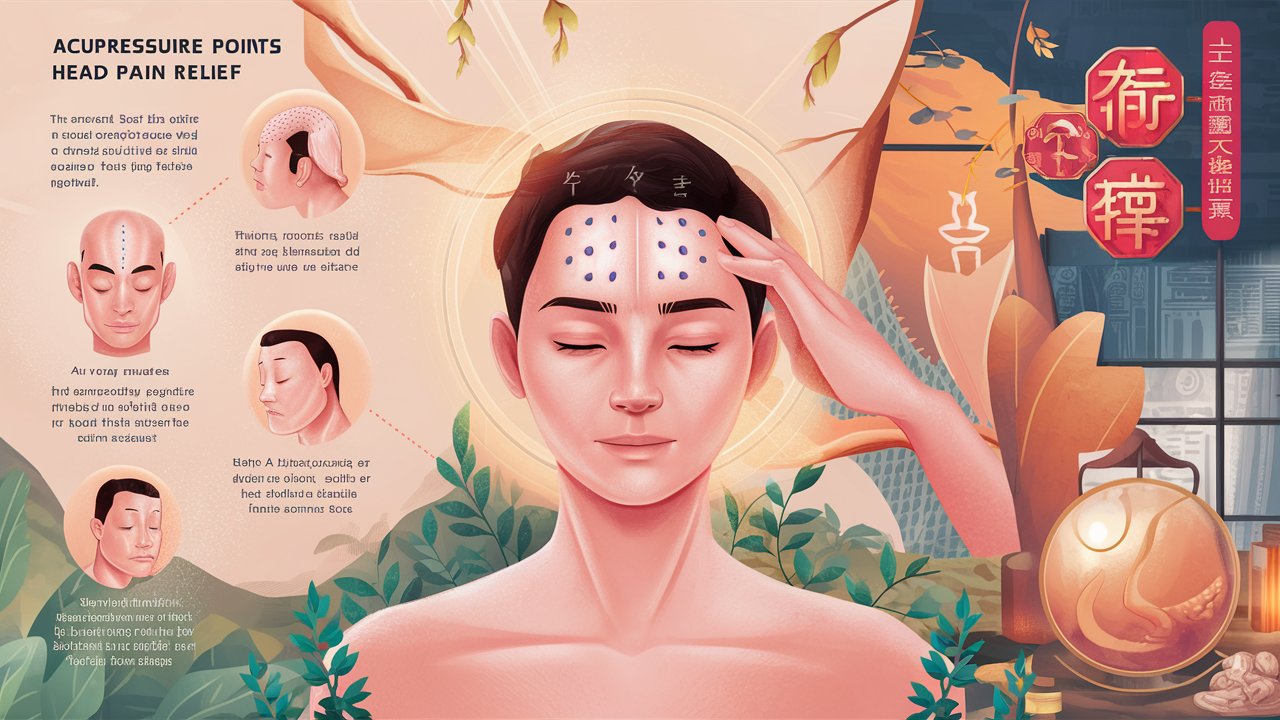 acupressure points for head pain​
